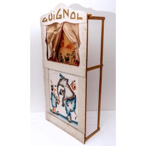 Old Castelet Or Guignol Theater - Period: Early 20th Century