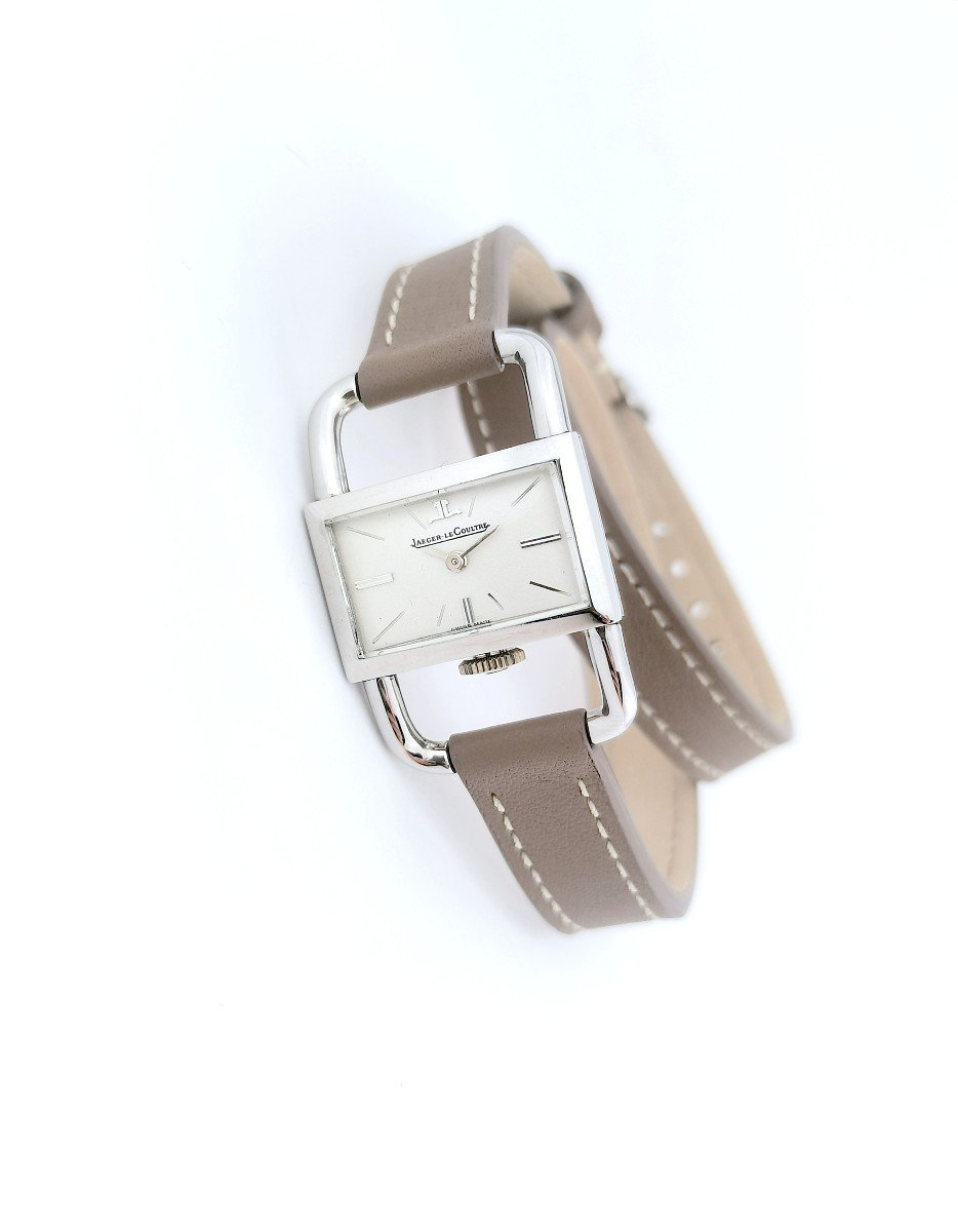 Jaeger-lecoultre Pour Hermès - Stirrup - Steel - 23 Mm (medium, Woman)-photo-3