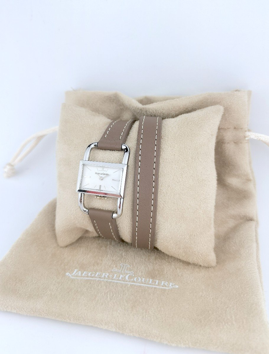 Jaeger-lecoultre Pour Hermès - Stirrup - Steel - 23 Mm (medium, Woman)-photo-2