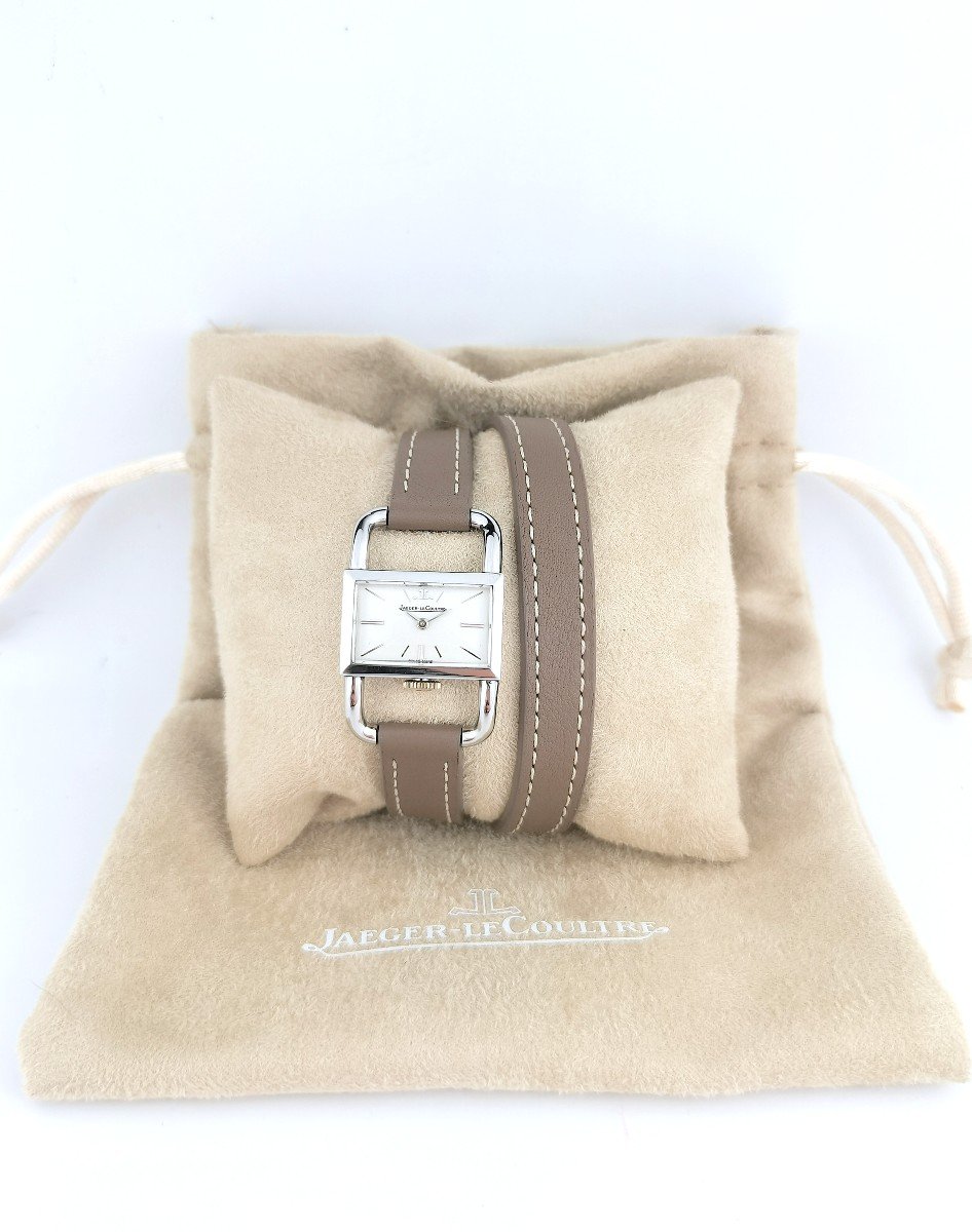 Jaeger-lecoultre Pour Hermès - Stirrup - Steel - 23 Mm (medium, Woman)-photo-3
