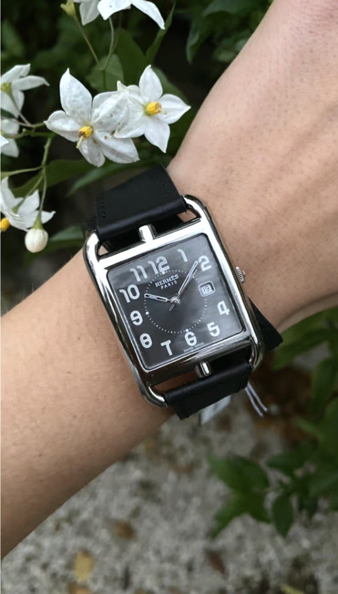 Hermes - Cape Cod - Cadran Noir - Full Set 29 Mm (unisexe)-photo-4