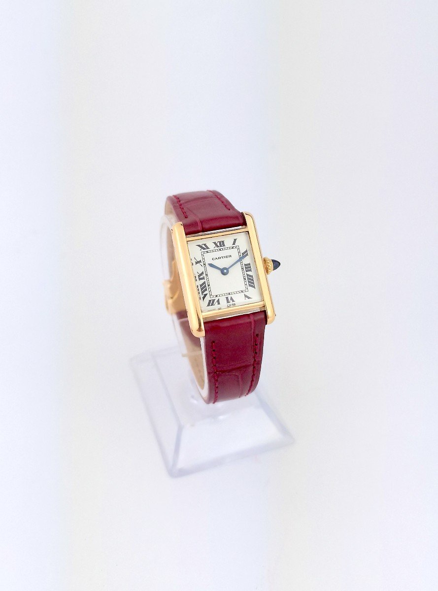 Montre Cartier - Tank Louis Cartier - Or Jaune - Mécanique - 20 Mm (femme)-photo-1