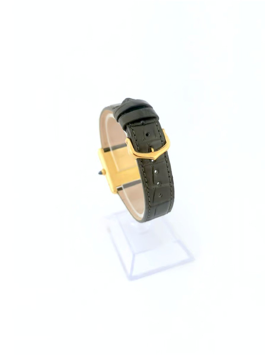 Montre Cartier - Tank Louis Cartier - Or Jaune - Mécanique - 23 Mm (unisexe)-photo-5