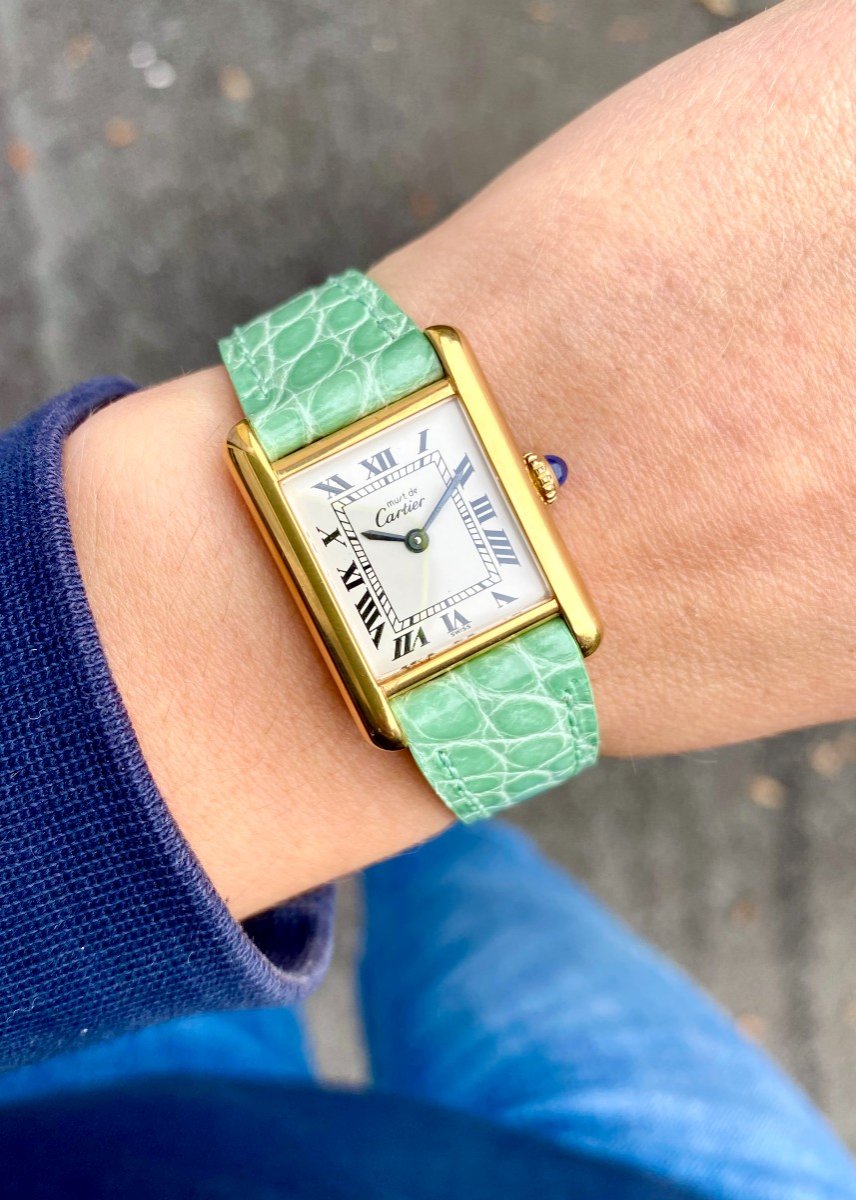 Cartier - Must Tank - Vermeil - Cadran Ivoire - 20 Mm (femme)-photo-2