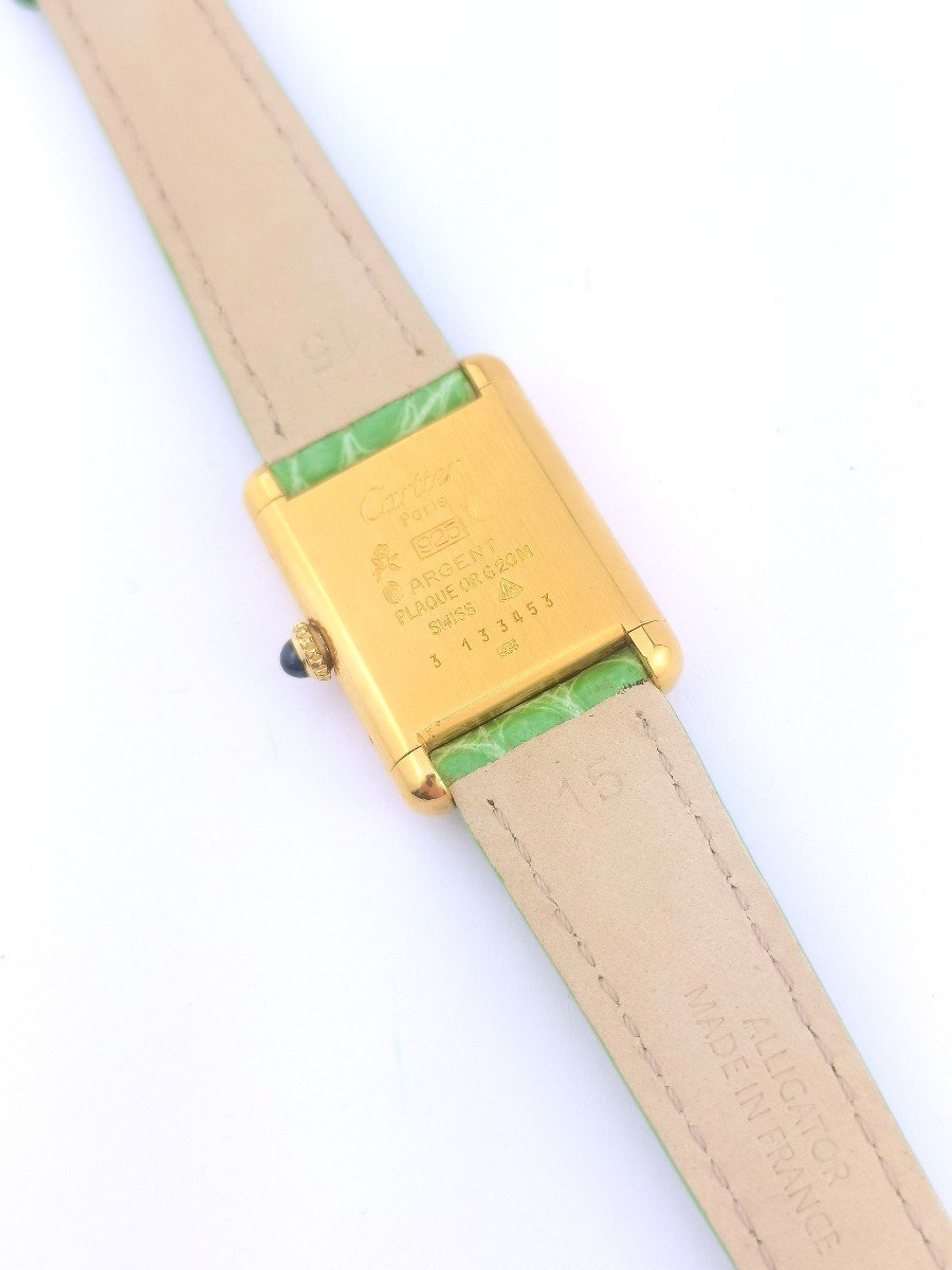 Cartier - Must Tank - Vermeil - Cadran Ivoire - 20 Mm (femme)-photo-1
