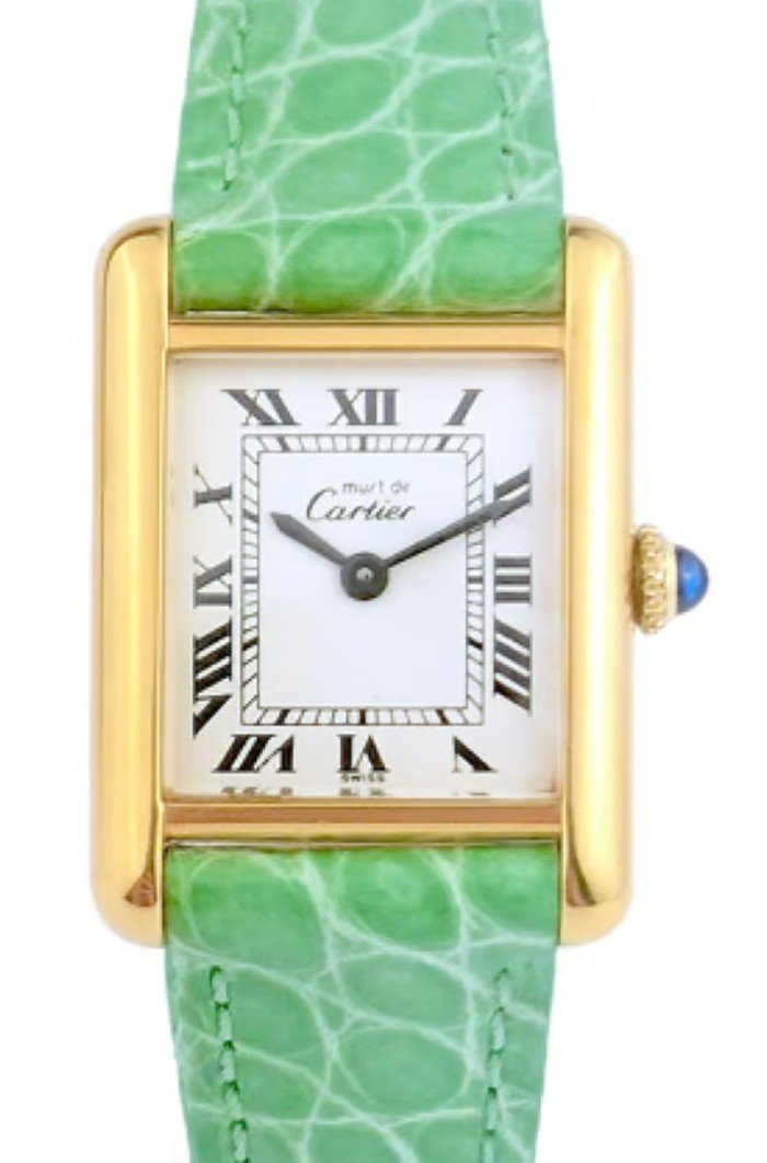 Cartier - Must Tank - Vermeil - Cadran Ivoire - 20 Mm (femme)