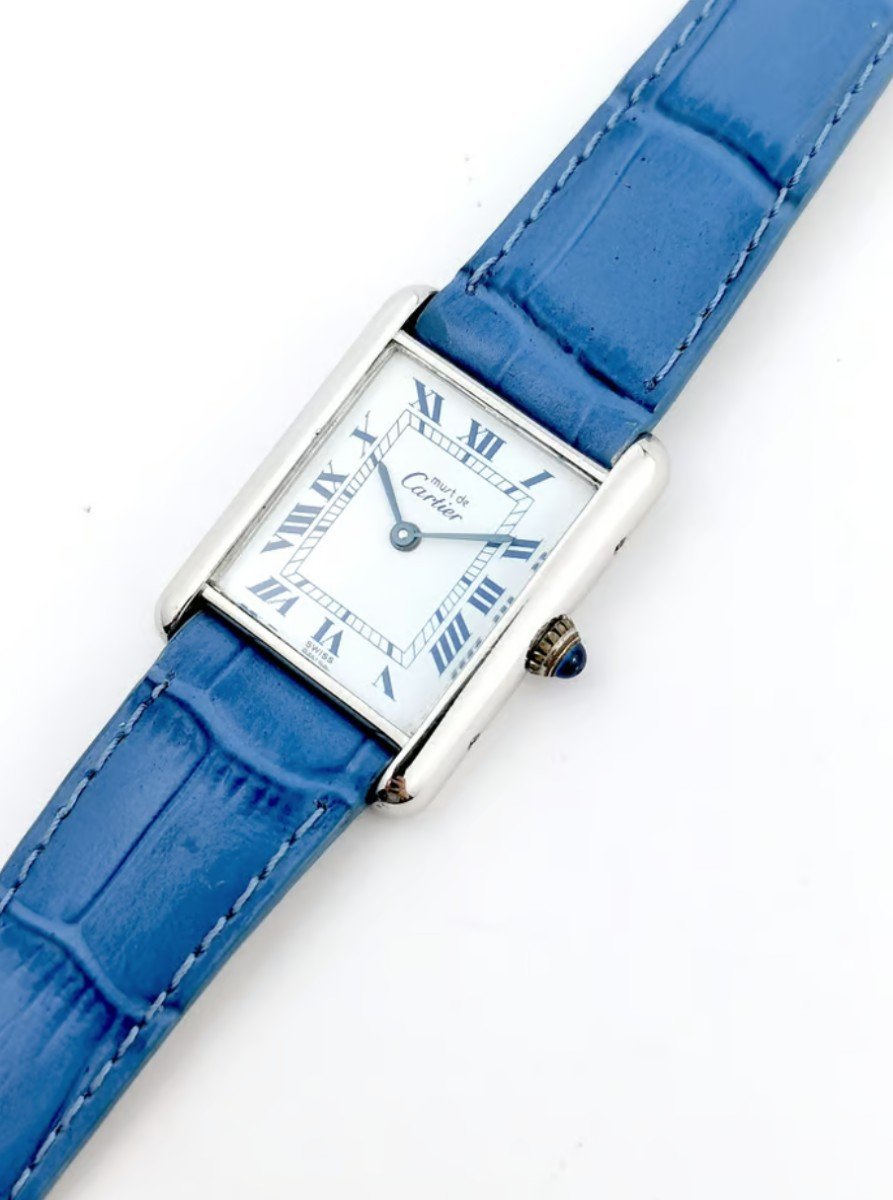 Cartier - Must Tank - Argent - 23 Mm (unisexe)-photo-1