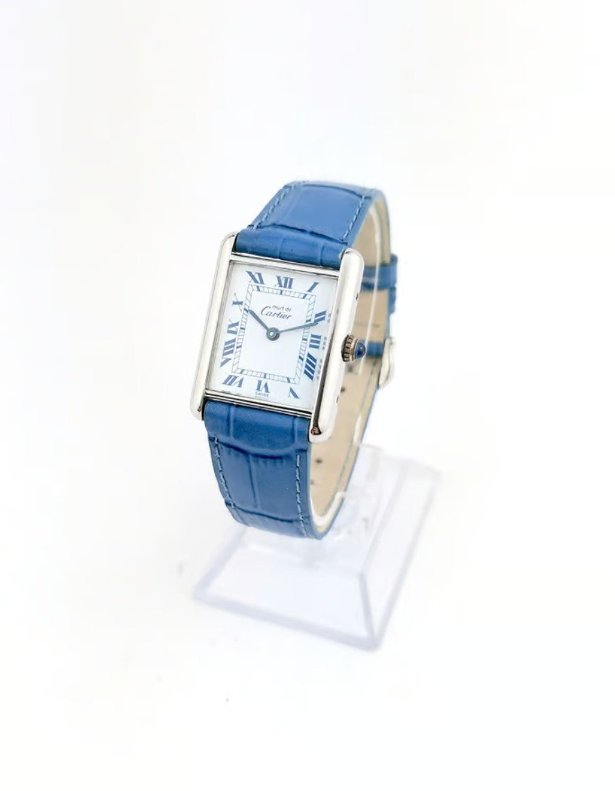 Cartier - Must Tank - Argent - 23 Mm (unisexe)-photo-4