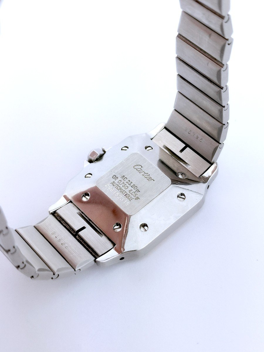 Cartier - Santos Carrée - Or/acier - Automatique - 29 Mm (unisexe)-photo-4