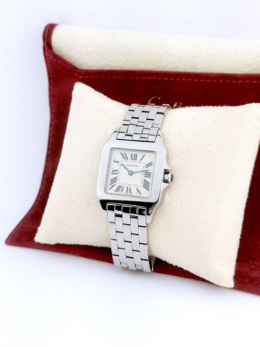 Montre Cartier - Santos Demoiselle - Acier - Medium (femme)-photo-4