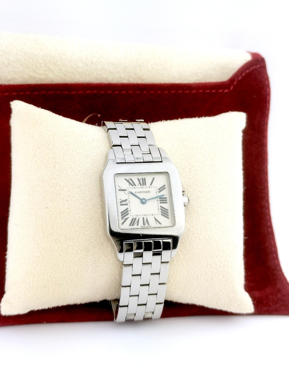 Montre Cartier - Santos Demoiselle - Acier - Medium (femme)-photo-5