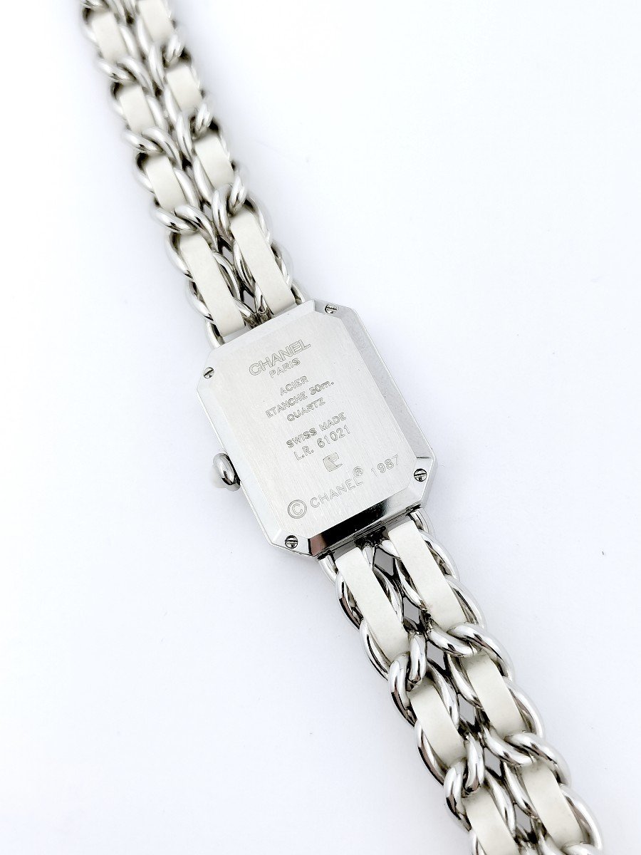 Montre Chanel - Première Rock - Cadran Nacre/acier/cuir Blanc - (femme) -photo-2