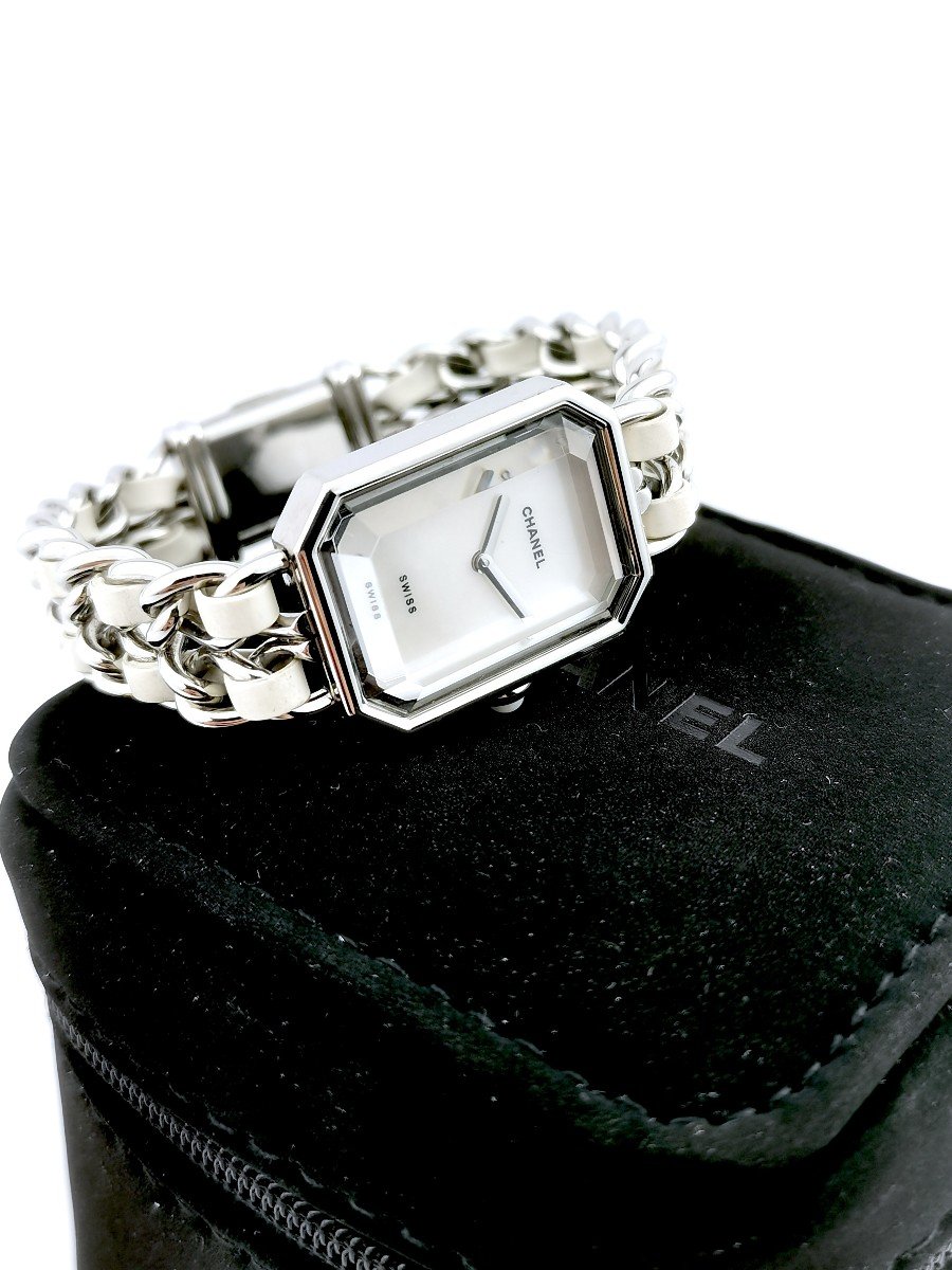 Montre Chanel - Première Rock - Cadran Nacre/acier/cuir Blanc - (femme) -photo-8