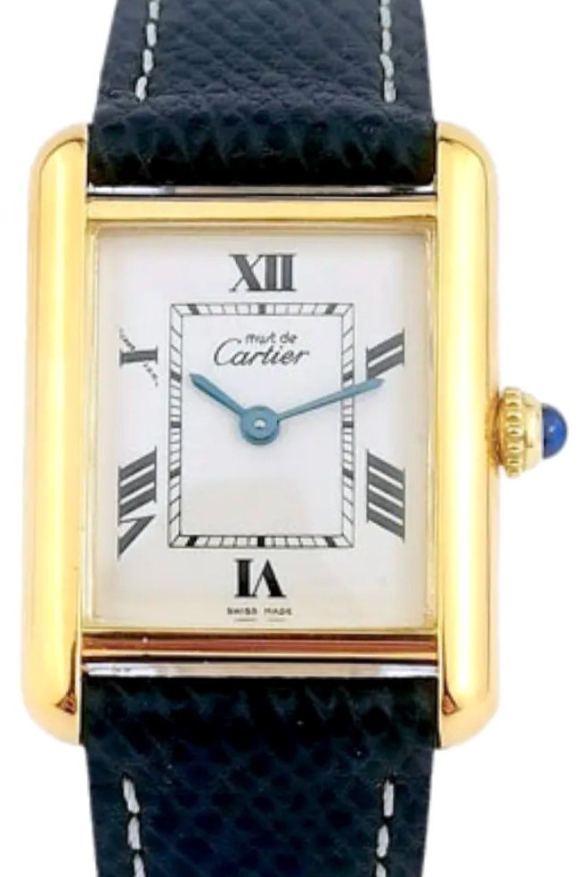 Cartier Watch - Must Tank - Vermeil - Quartz - 22 Mm (women)
