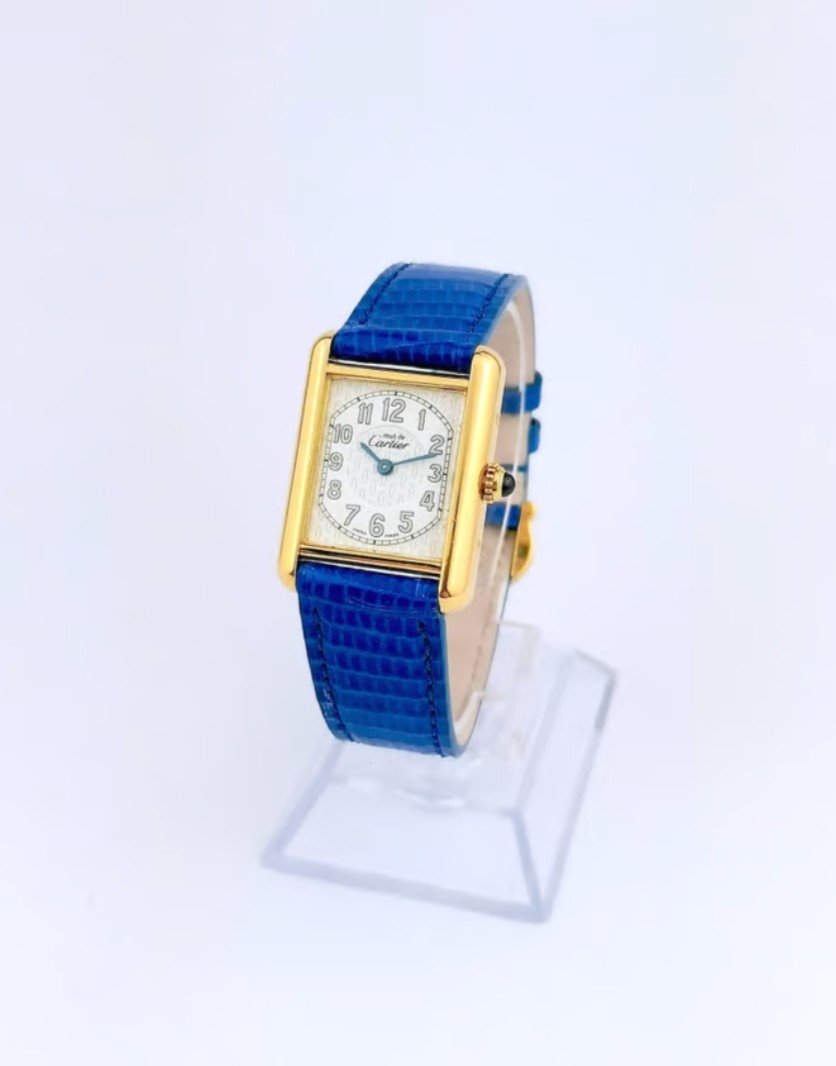 Montre Cartier - Must Tank - Vermeil - quartz - 22 mm (femme)-photo-3