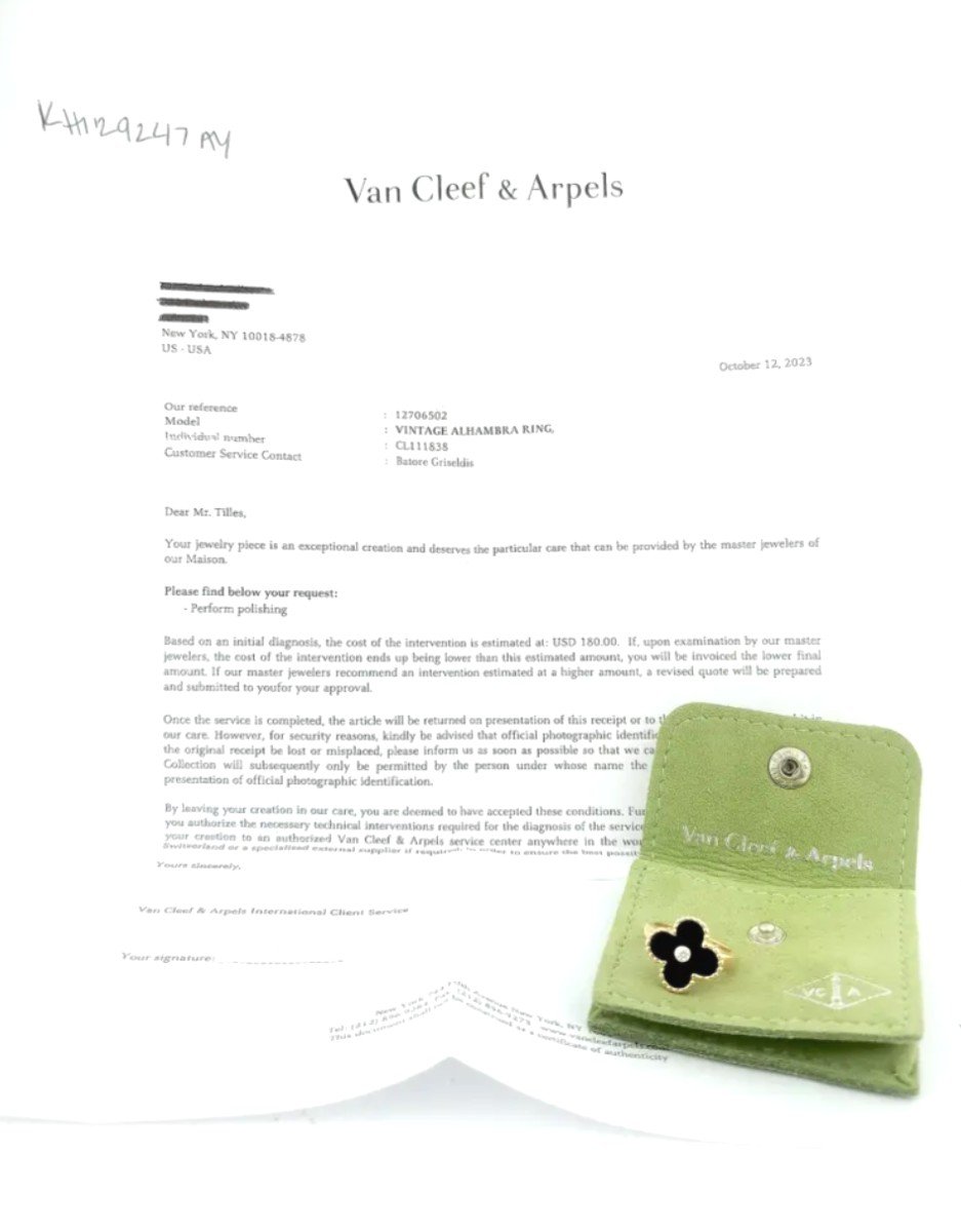 Van Cleef & Arpels Ring - Sweet Alhambra - Onyx-photo-2