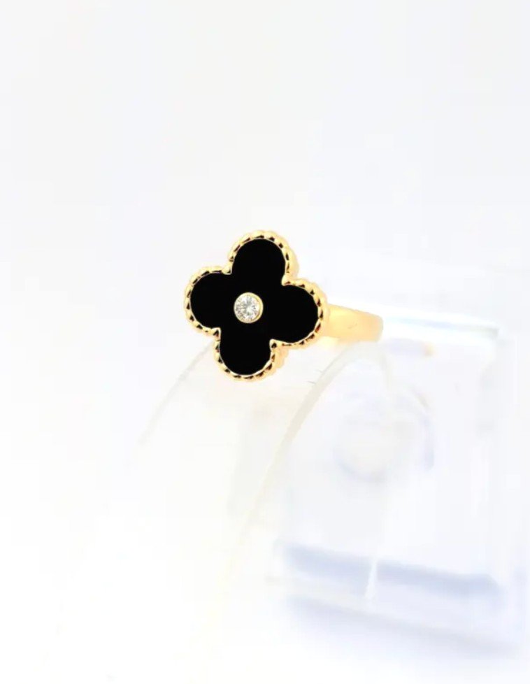 Van Cleef & Arpels Ring - Sweet Alhambra - Onyx-photo-2