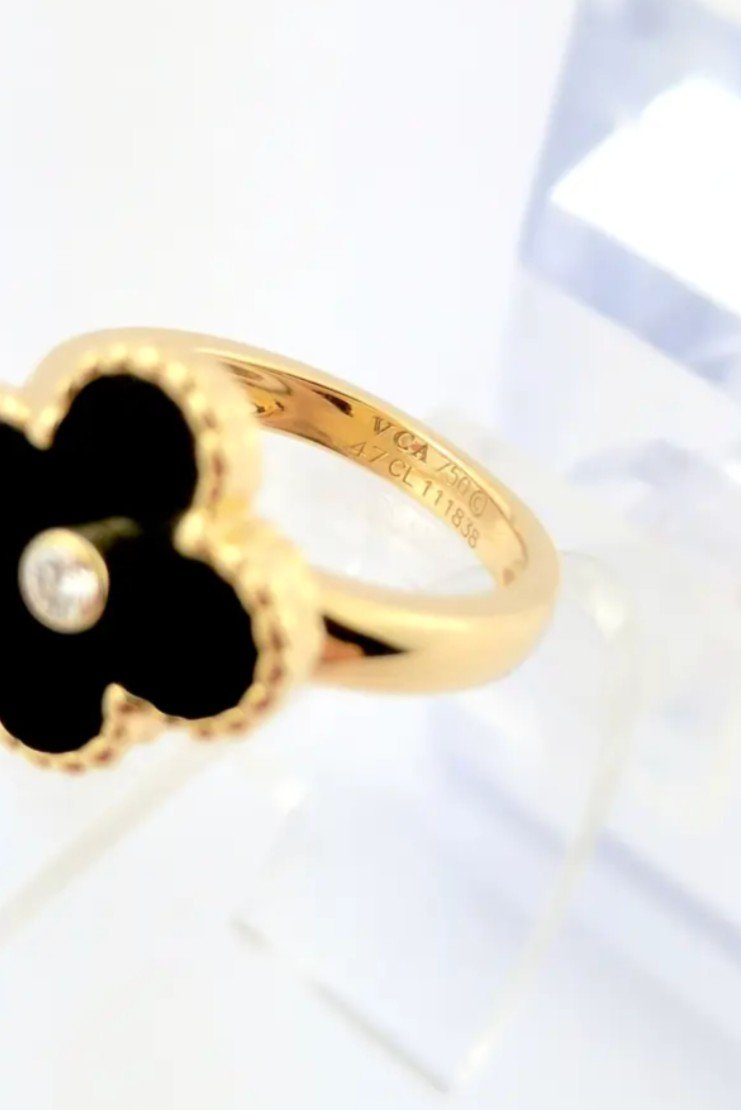 Van Cleef & Arpels Ring - Sweet Alhambra - Onyx-photo-5