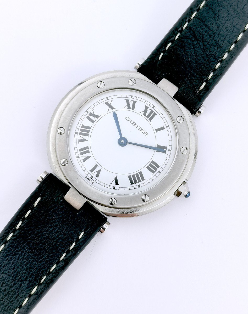 Montre Cartier - Santos Vendôme - Acier/cuir - Gm-photo-3