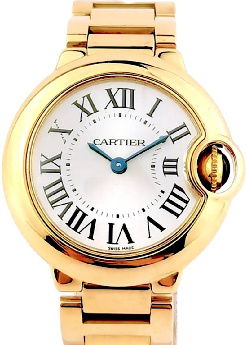 Montre Cartier - Ballon Bleu - Or Jaune - 28 Mm