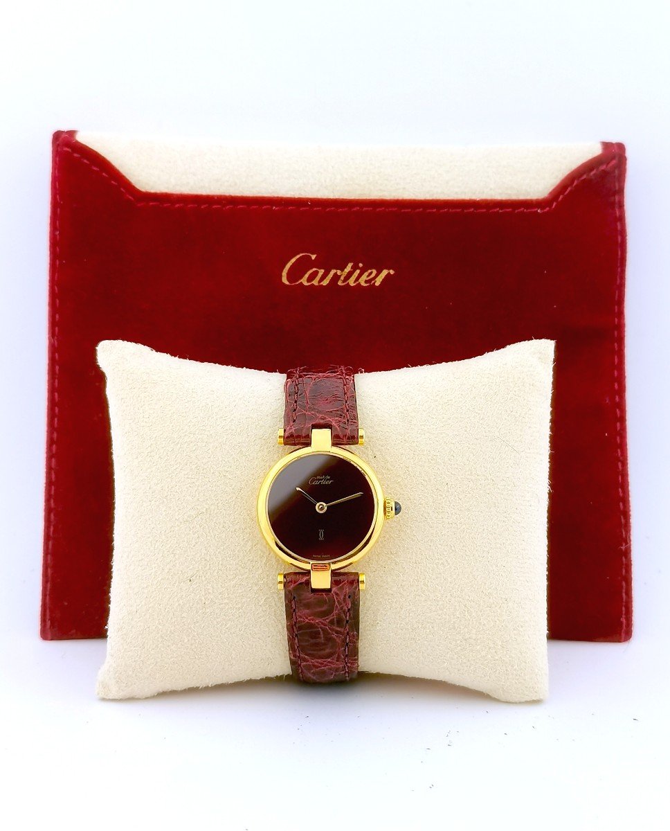 Cartier Watch - Must Vendôme - Bordeaux - Pm-photo-4