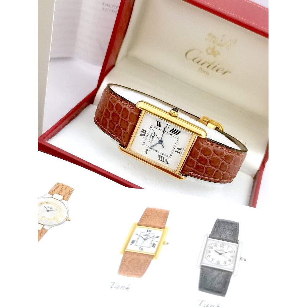 Cartier - Tank Must Xl - Vermeil -photo-3