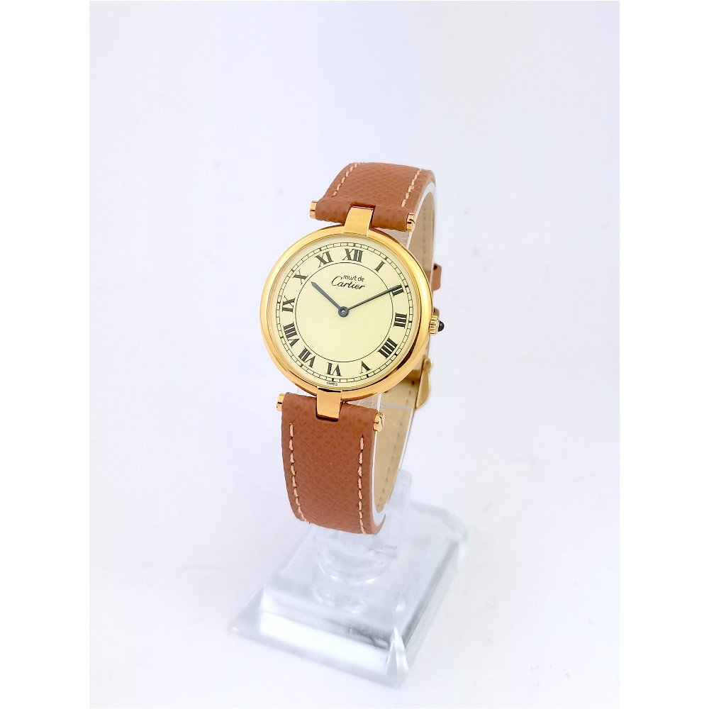 Montre CARTIER - Must Vendôme - cdr champ - 30 mm_Ref 908-photo-2