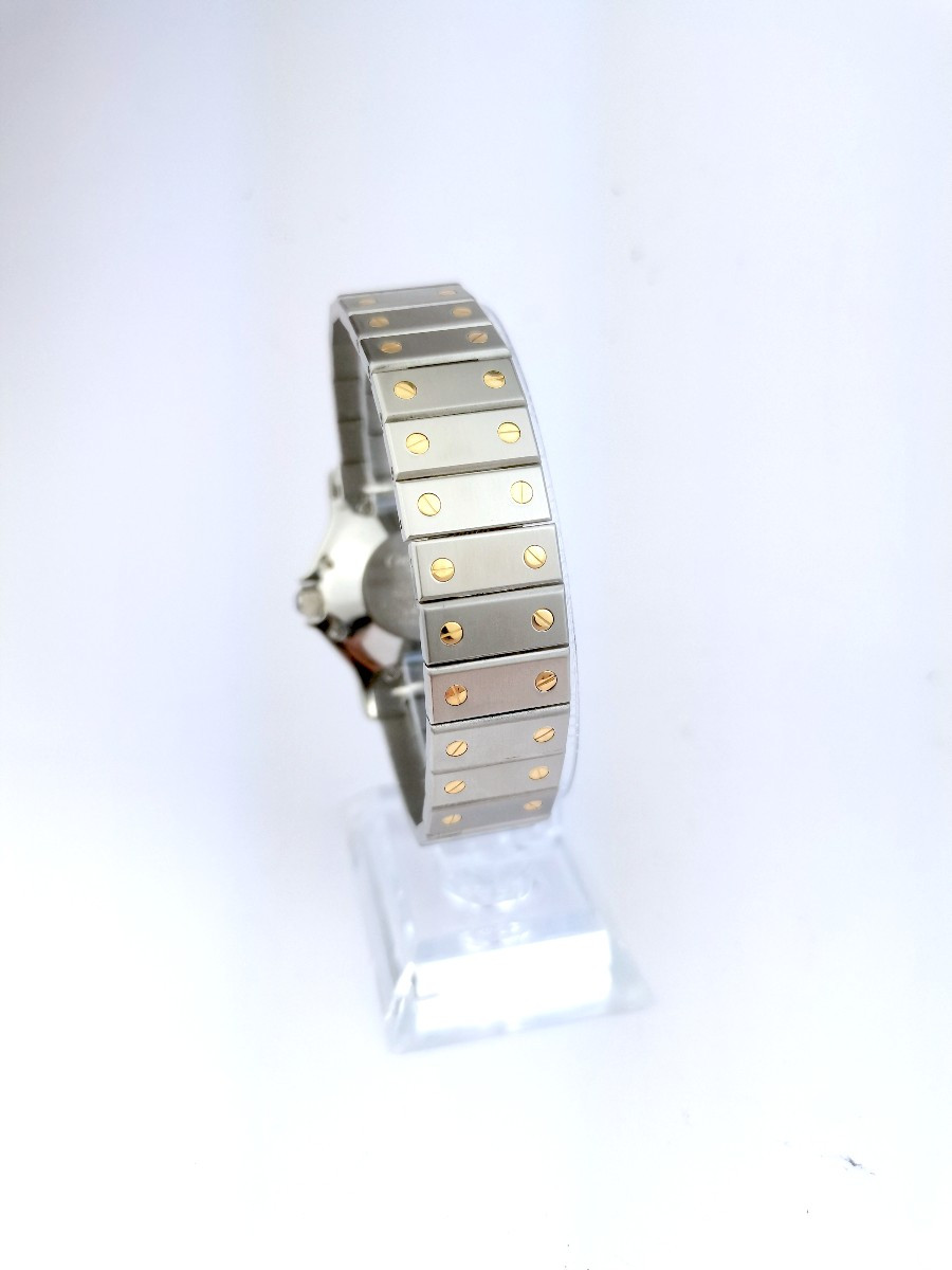 Cartier - Santos Octagonal - Gold And Steel - Gm_ref 952-photo-3