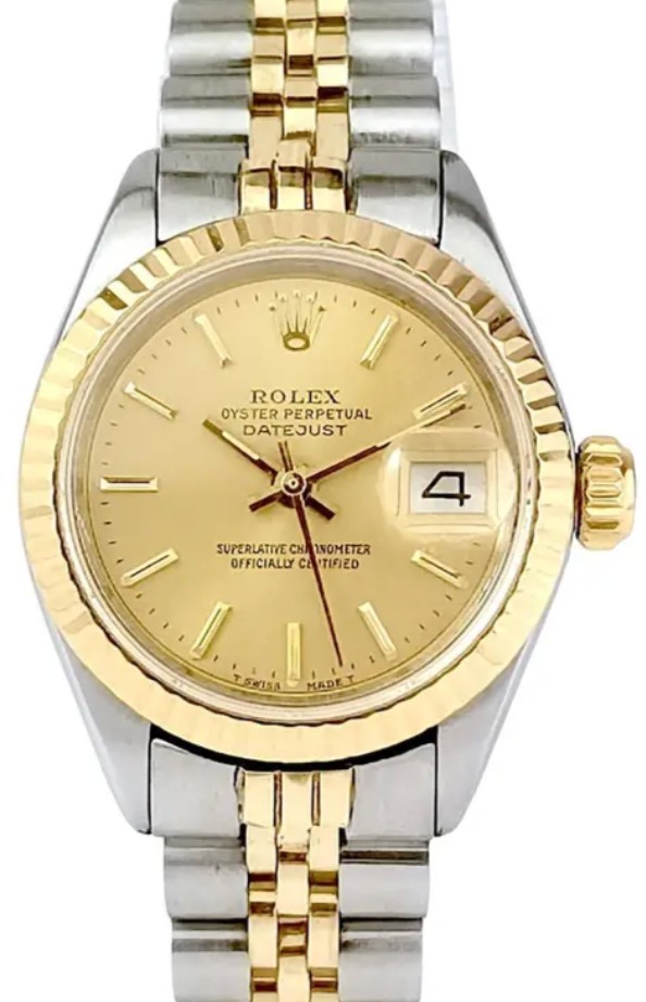 Rolex - Oyster Perpetual Datejust - Gold/steel - 26 Mm (women's)