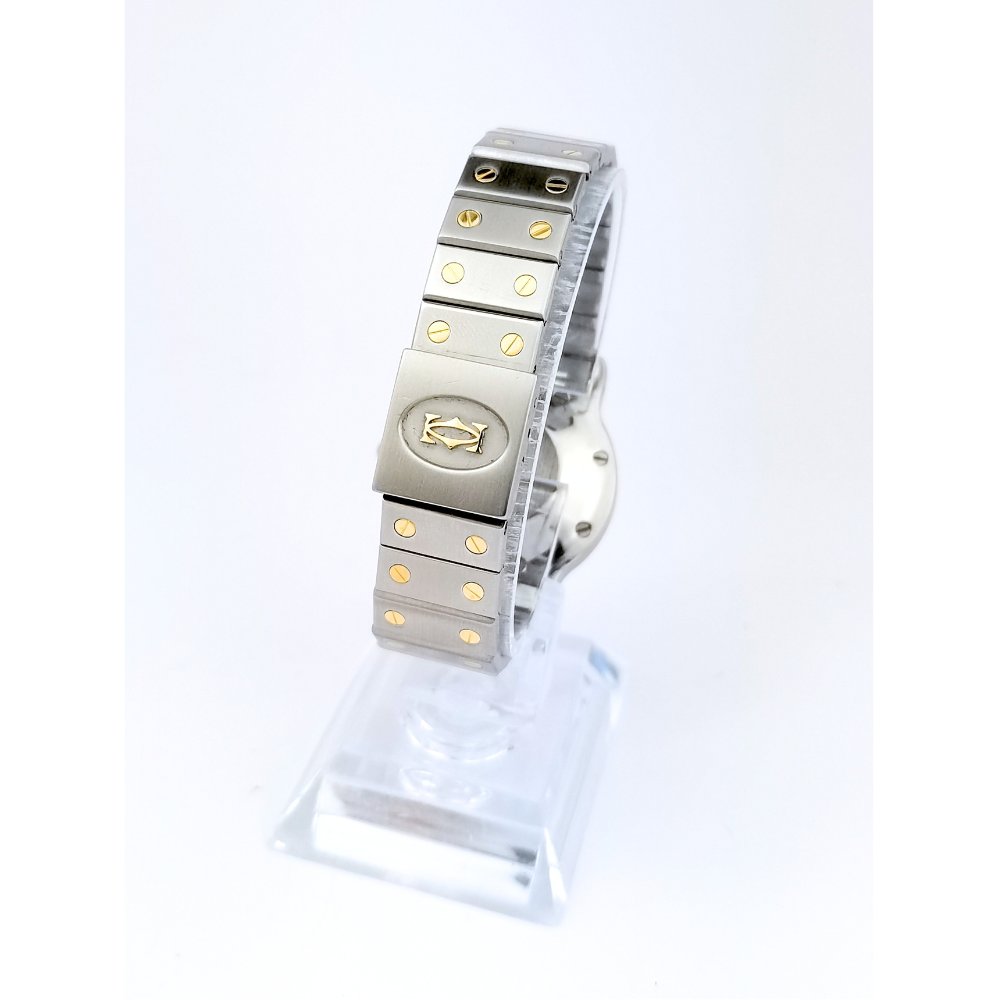 Montre CARTIER - Santos Octogonale - or/acier - auto - GM (unisexe)-photo-3