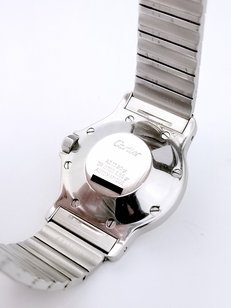 Montre CARTIER - Santos Octogonale - or/acier - auto - GM (unisexe)-photo-5