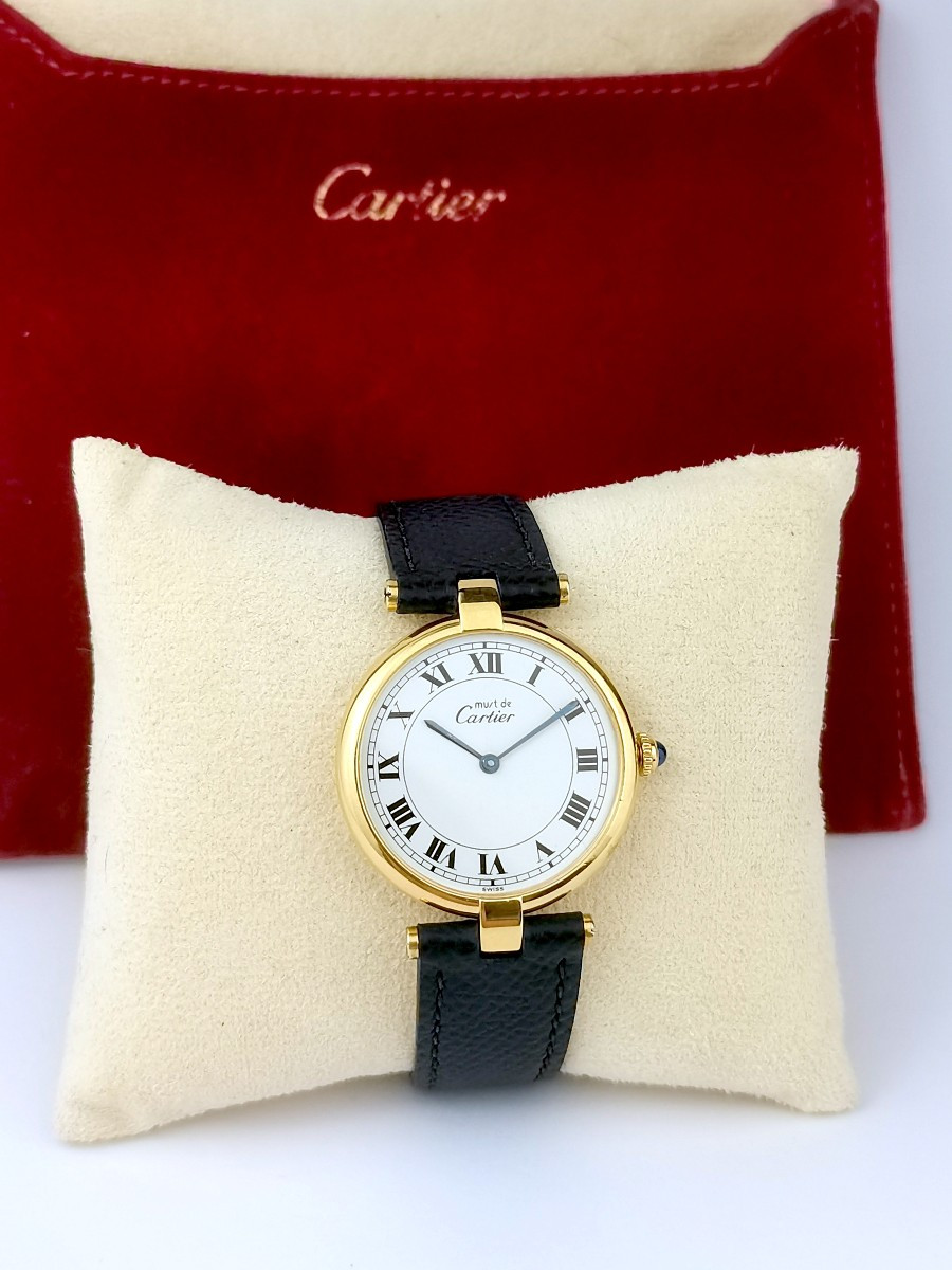 Montre CARTIER - Must Vendôme - cdr ivoire - GM (unisexe)-photo-4