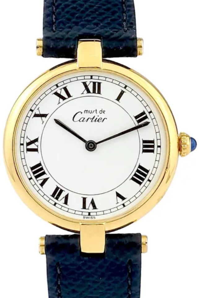 Montre CARTIER - Must Vendôme - cdr ivoire - GM (unisexe)