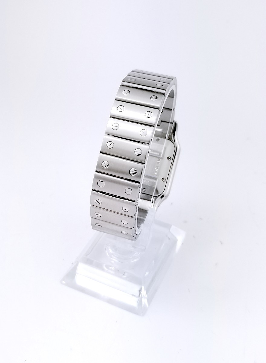 Cartier - Santos Galbée - Steel - Full Set (men's)-photo-3