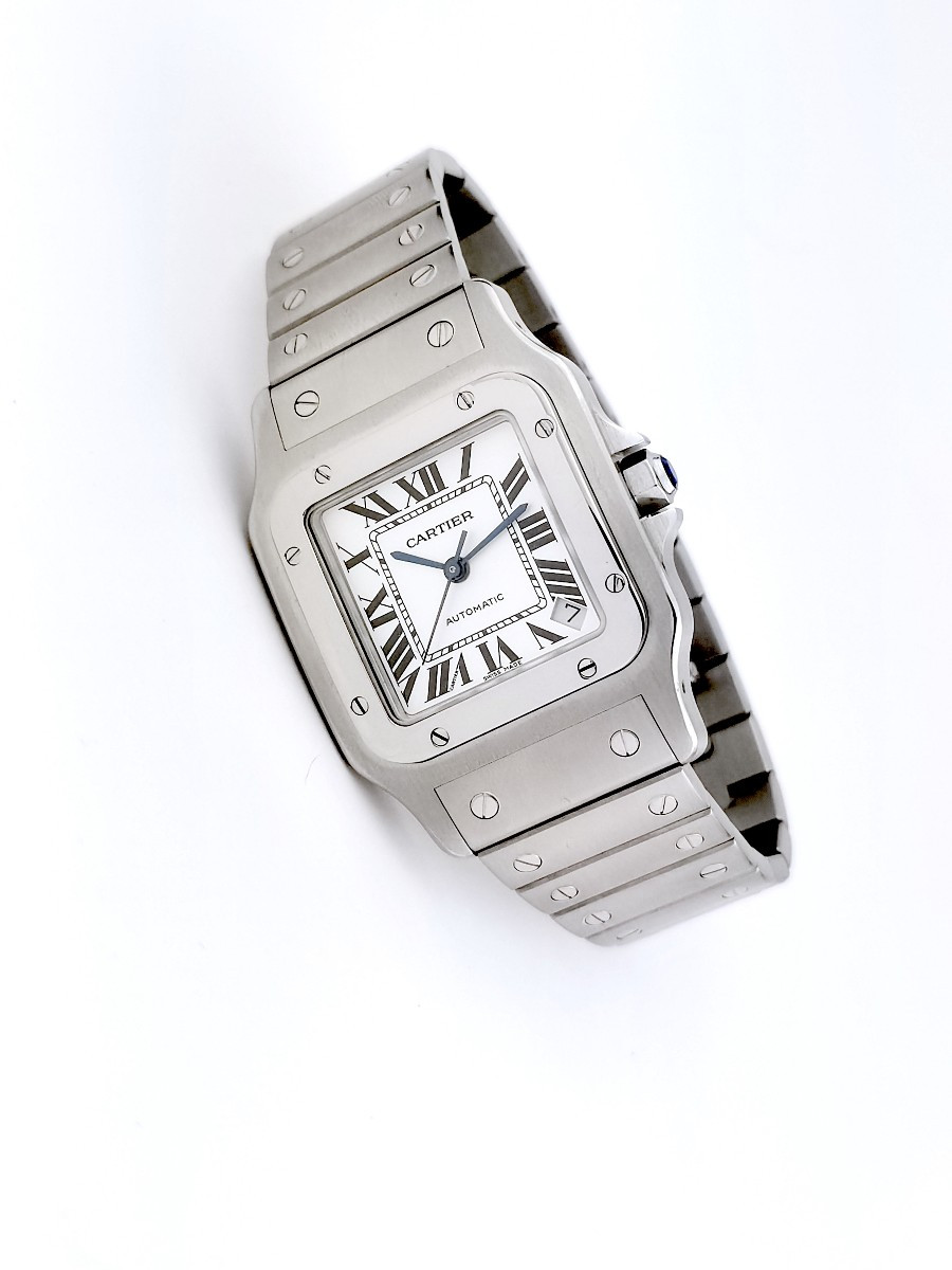 Cartier Wristwatch - Santos Galbée Xl - Steel - 32 Mm (men)-photo-2