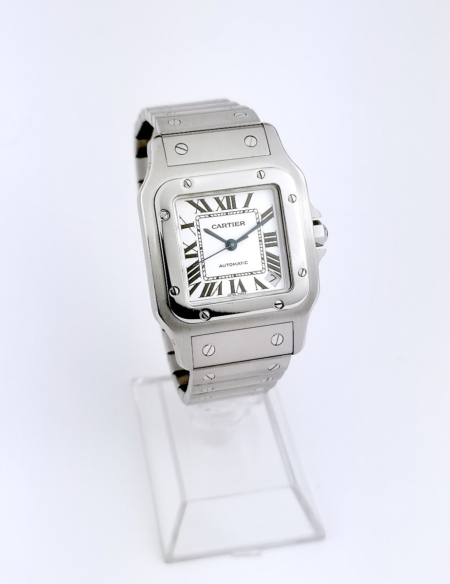 Cartier Wristwatch - Santos Galbée Xl - Steel - 32 Mm (men)-photo-3