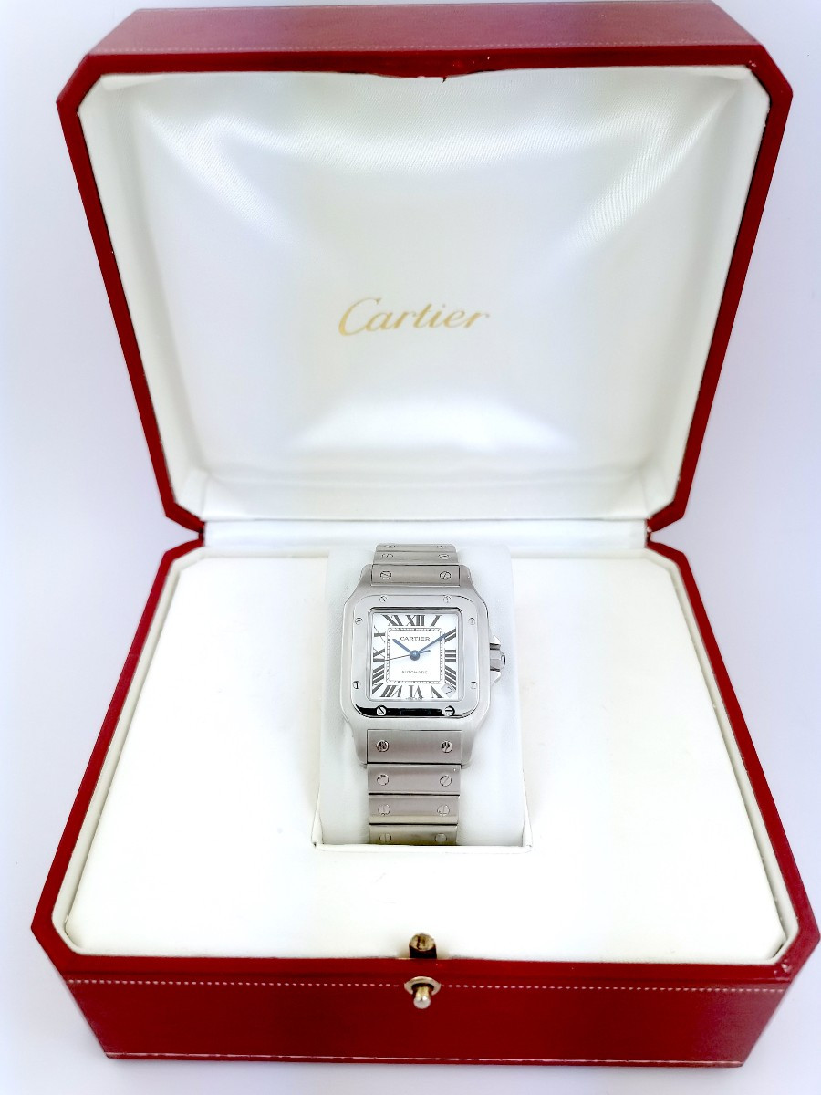 Cartier Wristwatch - Santos Galbée Xl - Steel - 32 Mm (men)-photo-5