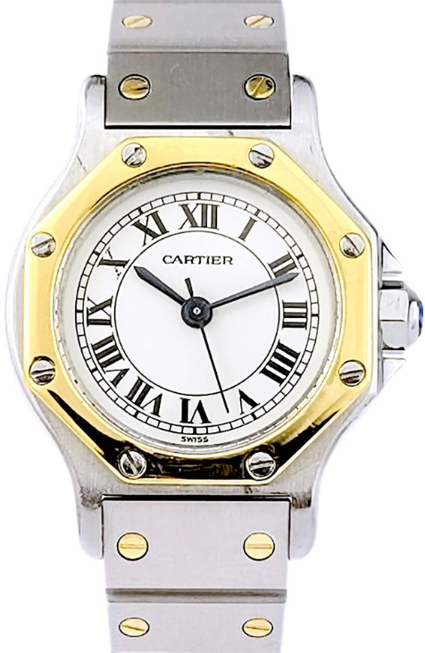 Montre CARTIER - Santos Octogonale - or/acier - PM (femme)