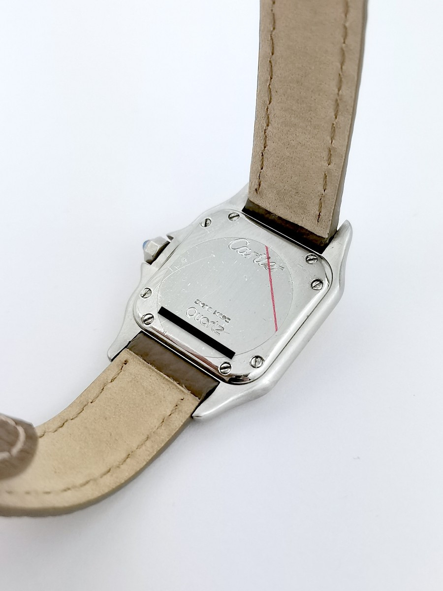 Montre CARTIER - Panthère - or/acier/cuir - Petit modèle (femme)-photo-5