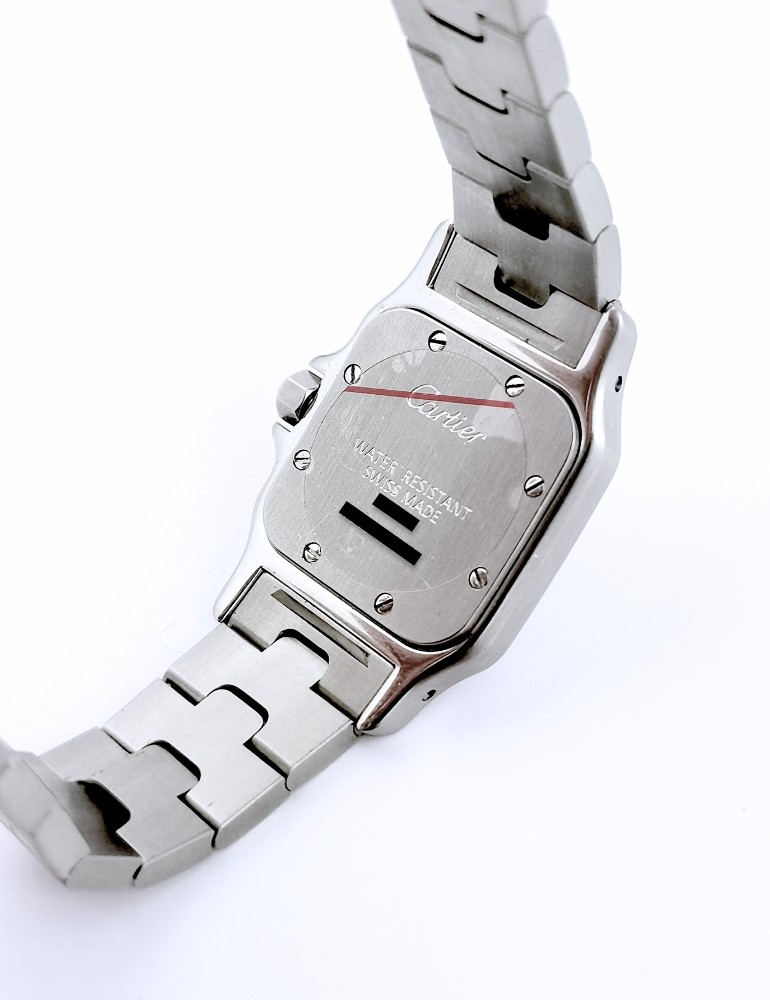 Cartier Wristwatch - Santos Galbée - Steel/gold - Quartz - Small Size (women)-photo-1