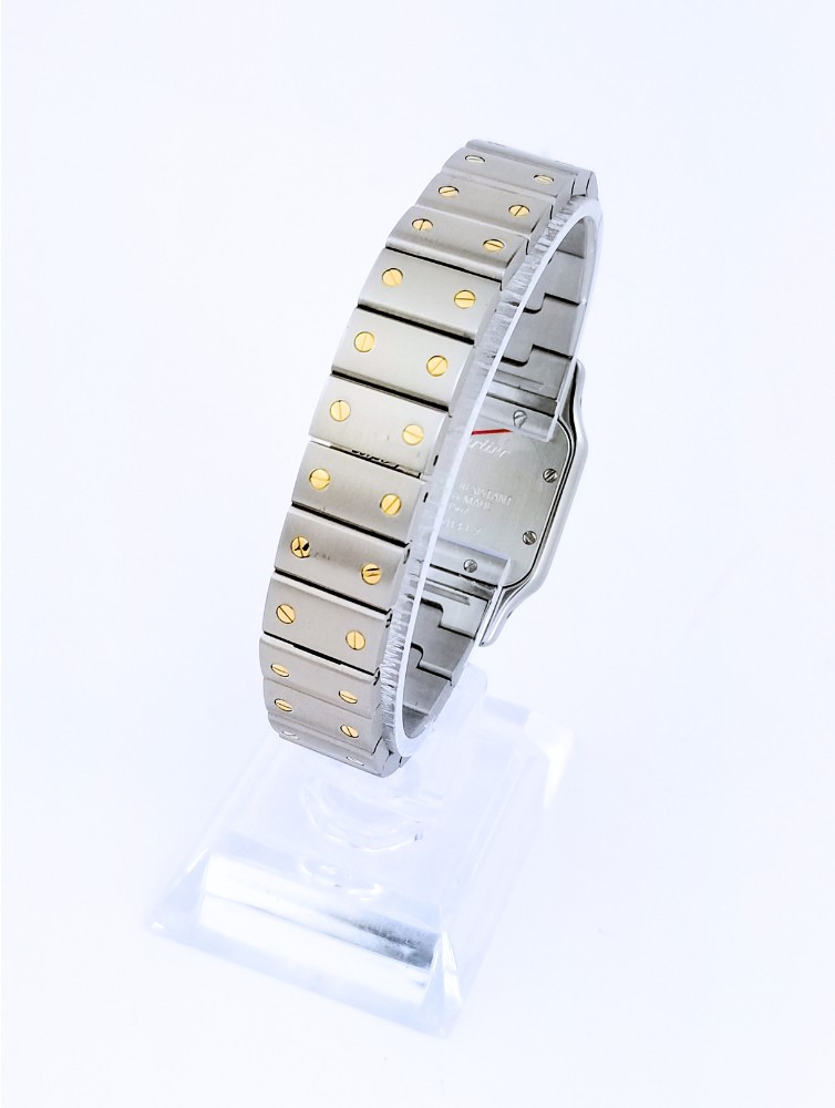 Cartier Wristwatch - Santos Galbée - Steel/gold - Quartz - Small Size (women)-photo-2