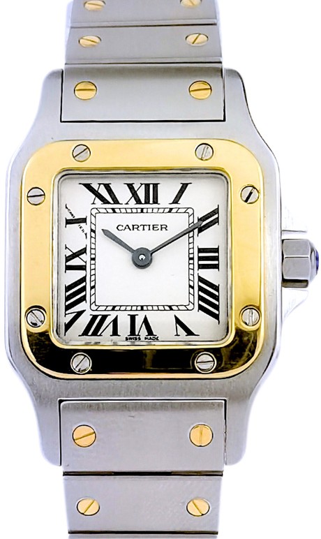 Cartier Wristwatch - Santos Galbée - Steel/gold - Quartz - Small Size (women)