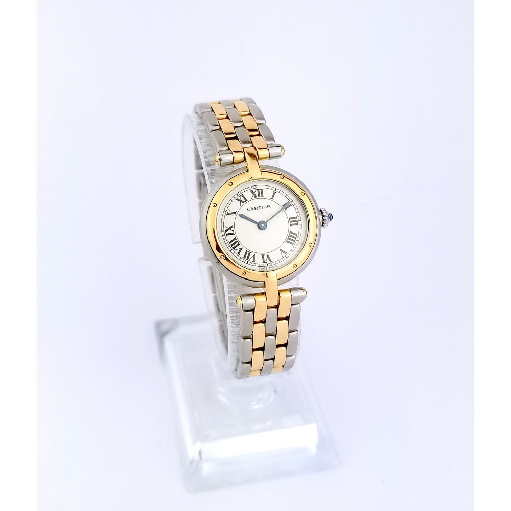 Montre CARTIER - Panthère Vendôme - or/acier - Petit modèle (femme)-photo-3