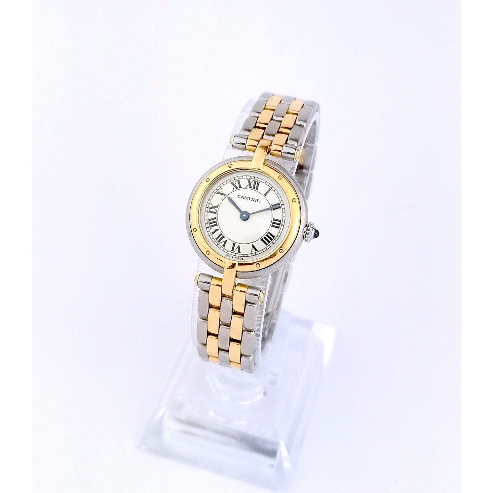 Montre CARTIER - Panthère Vendôme - or/acier - Petit modèle (femme)-photo-4