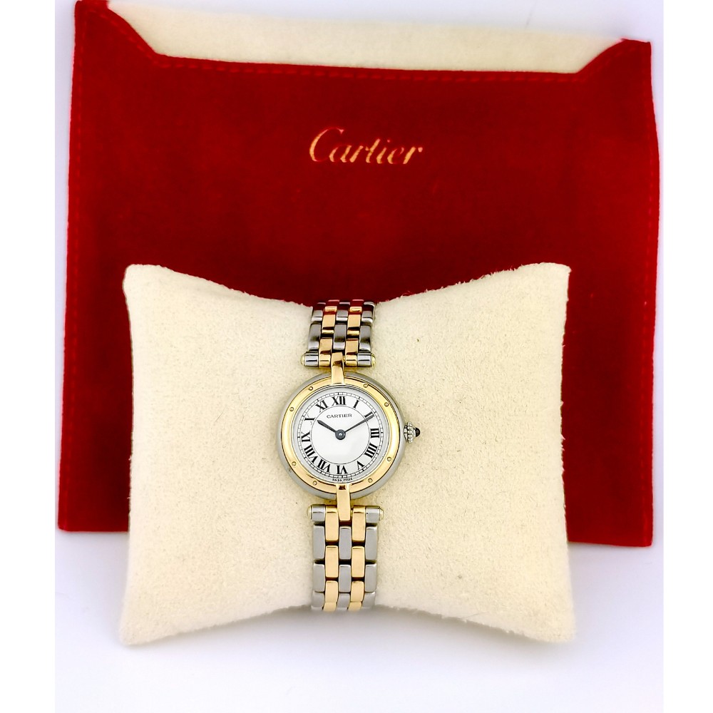 Montre CARTIER - Panthère Vendôme - or/acier - Petit modèle (femme)-photo-5