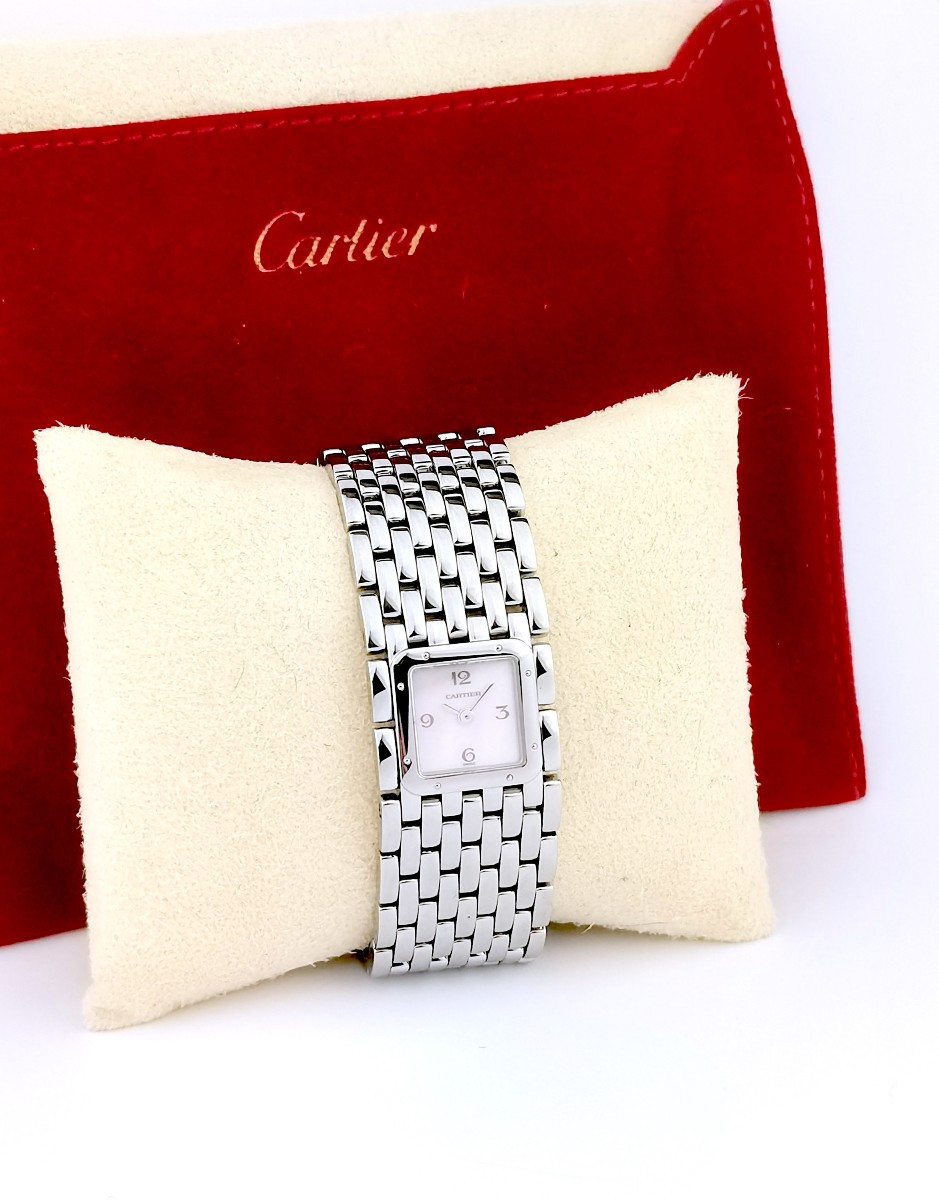 Cartier Watch - Panthère Ruban - Steel (women's)-photo-1