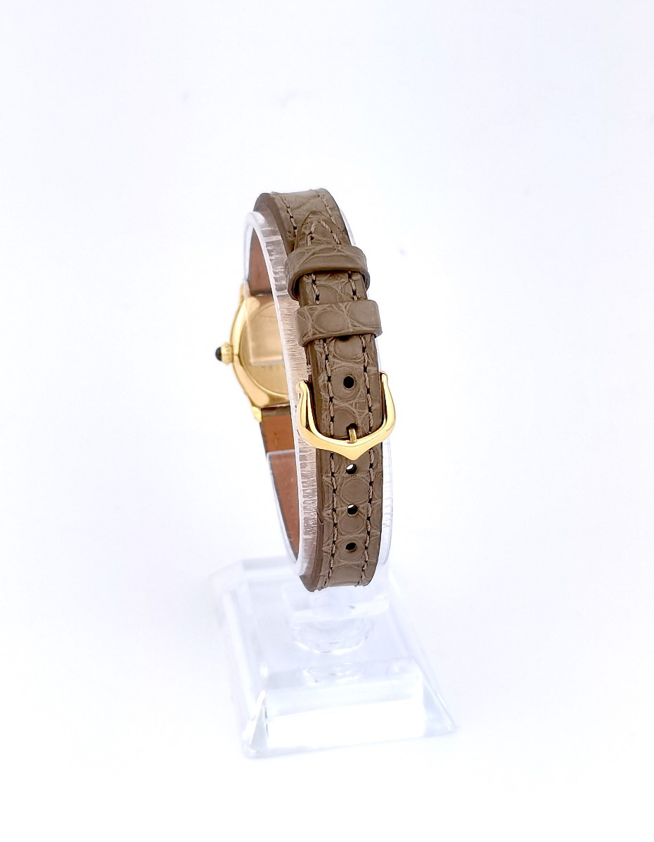 Cartier Watch - Dauphine Turtle - Yellow Gold - Small Model (women's)-photo-3