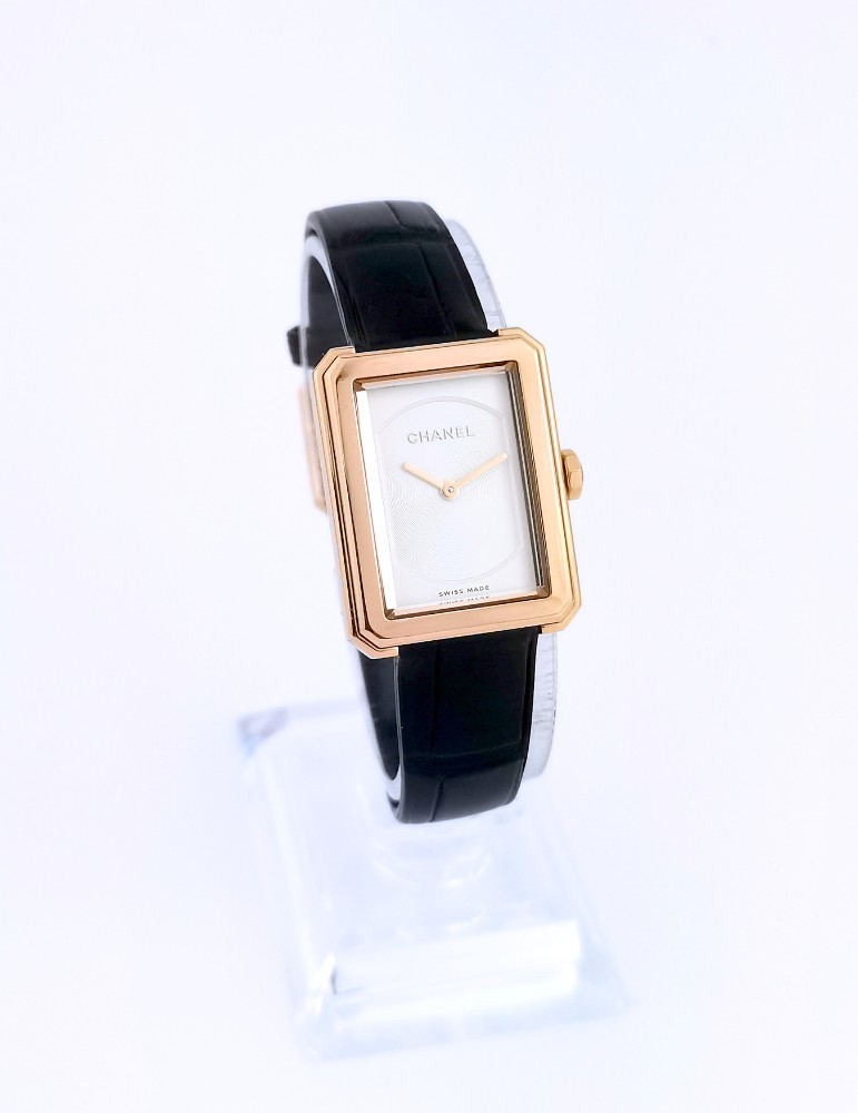 Montre CHANEL - Boyfriend - or rose - Petit modèle (femme)-photo-2