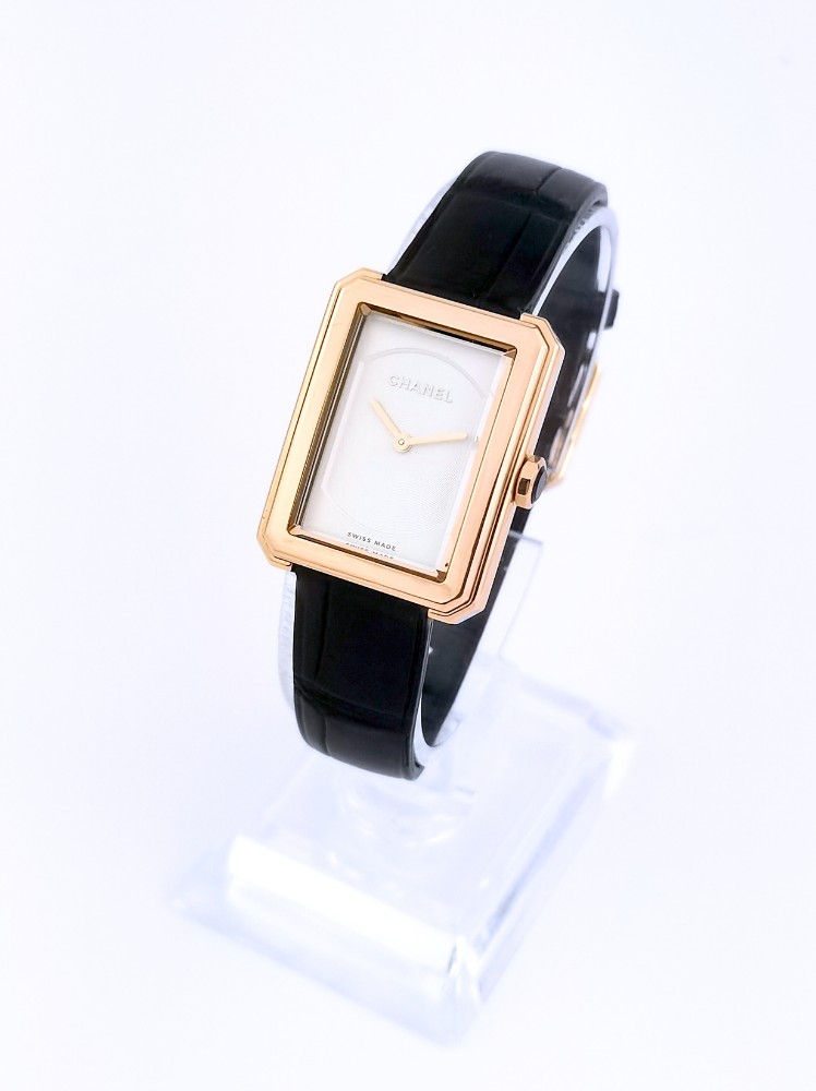 Montre CHANEL - Boyfriend - or rose - Petit modèle (femme)-photo-3