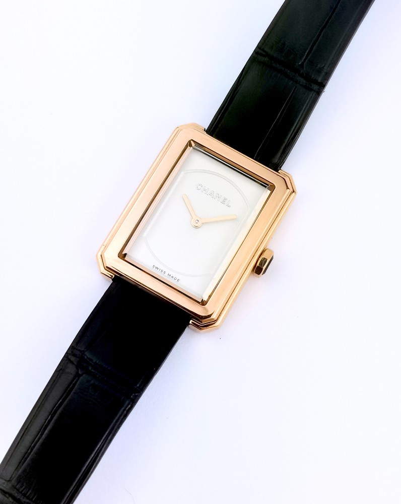 Montre CHANEL - Boyfriend - or rose - Petit modèle (femme)-photo-1